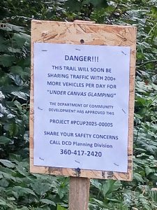 Photo Zorina Barker
This sign was recenlty posted on the FS2918.