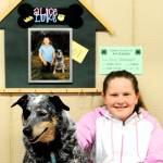 Alice Rasmussen and Duke.