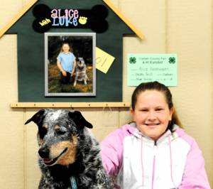 Alice Rasmussen and Duke.