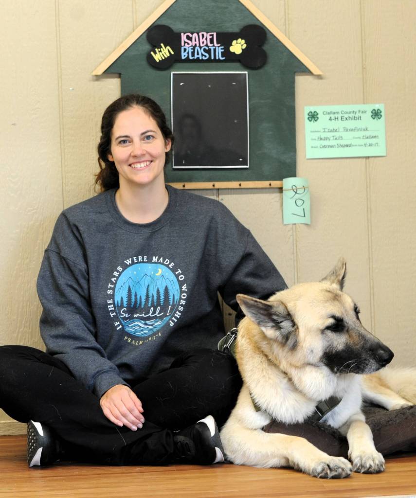 Isabel Parafiniuk and Beastie.