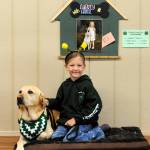 Aubrey Simons and Hank.