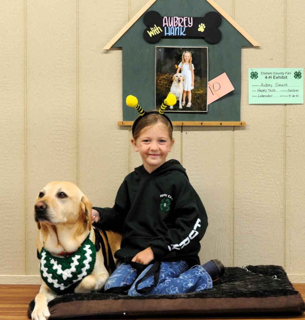 Aubrey Simons and Hank.