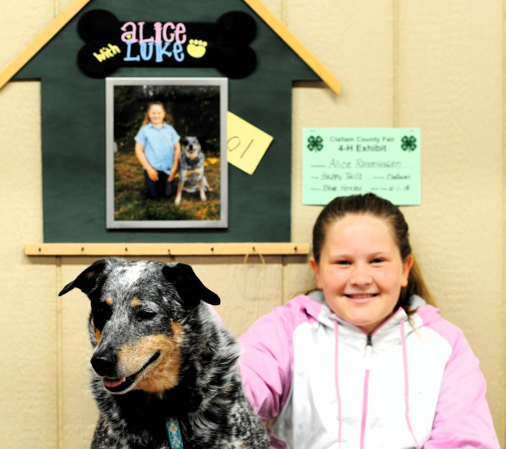 Alice Rasmussen and Duke.