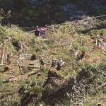 Photos Christi Baron
From the choker setters in the unit …(way down there).