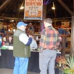 Photos Christi Baron
Cira Fagen and Jim Strong welcomed attendees to the Fish N Brew on Saturday night at the Kitla Roundhouse.