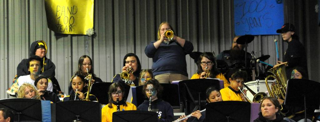 The Forks band also contributed to the homecoming events.