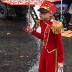 This lovely costume offered a matching umbrella.