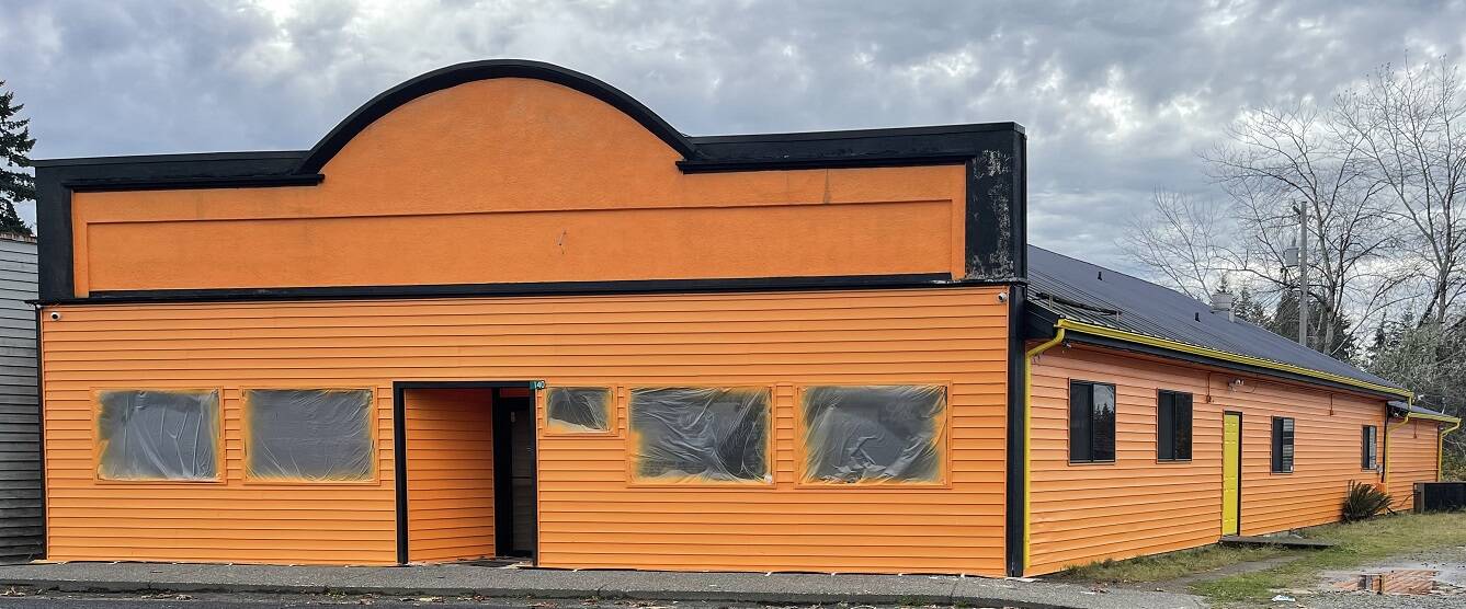 Photo Christi Baron
It cant be missed, that is for sure, as the former South North Restaurant has taken on a new bright paint job. Rumors are that a new eating establishment is coming …but not Chinese food.