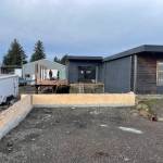 Work on the raised handicapped parking area continued last week. Brick pavers and decking will continue to the building. And an overhead door will offer access to the deck, weather permitting.