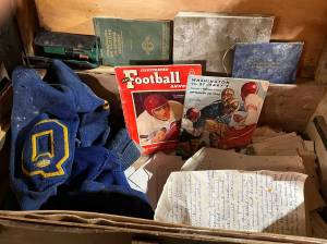 Submitted photo 
A long-forgotten box of high school and college memories.