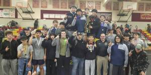 The Spartans took first place at Winlock last weekend and had 18 boys qualify for State on February 20-21. The girls team will wrestle this weekend to qualify for State competition. 
Submitted photo