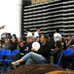 Photo Lonnie Archibald 
Sarah Decker took her turn at auctioneering over the weekend …several times.