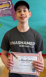 8th Grade - Cody Gaydeski. Submitted photos