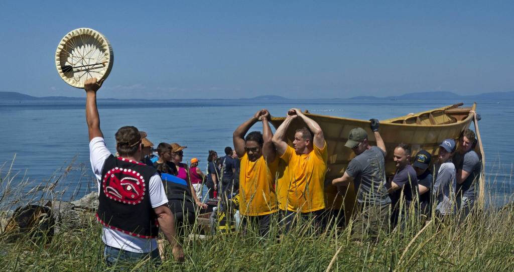 Adult - Photography
​1st Place - Jamestown Tribal Canoe Landing by Steven Jones, Sequim