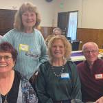 This group was too busy visiting and missed the call for pictures … all members of the class of 1963?