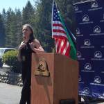 Ginny Burton, founder of the O-UT program that she facilitates at OCC, shared some of her story.