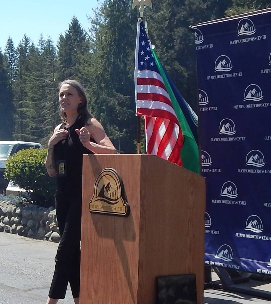 Ginny Burton, founder of the O-UT program that she facilitates at OCC, shared some of her story.