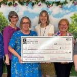 Submitted photos
Soroptimist International of the Olympic Rain Forest awarded $32,000 in awards and scholarships at their annual awards night on May 21, 2026. Pictured with the check are SIORF members Heather Sky, Christine Wasankari, Mary Anne Earley, Cindy Mesenbrink, Cathy Johnson, Rosemary Sternbeck, Sharla Fraker, Sarah Galipeau, and Laura Farrell.