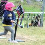 It was a hit for Rocket power hitter Myra Dahlgren. She surely chose the right bat out of the nearly one dozen leaning against the backstop.