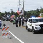 Photos by Lonnie Archibald
The Fun Days parade began with the Clallam County Sheriff, USCG Neah Bay color guard, and honored veterans leading the way.