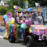 The colorful Candy Land entry was a hit in this years parade.