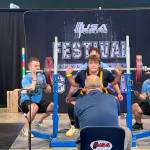 Submitted photos
Ramsey goes for a lift during the competition.