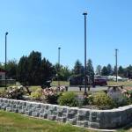 Photo Christi Baron
Bathed in Mondays sunshine, the Memorial Garden and Gold Star Highway Marker stand beside the Gold Star Families Memorial Monument at the Forks Transit Center. Dedicated in July 2025, the project has since earned first-place honors for Community Beautification at both the Washington state level and the Pacific Region, which includes 11 western states.