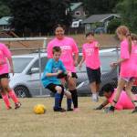 The Pink Panthers took on the Sharks in the 10-to 12-year-old bracket. And yes, the Panthers wore pink.